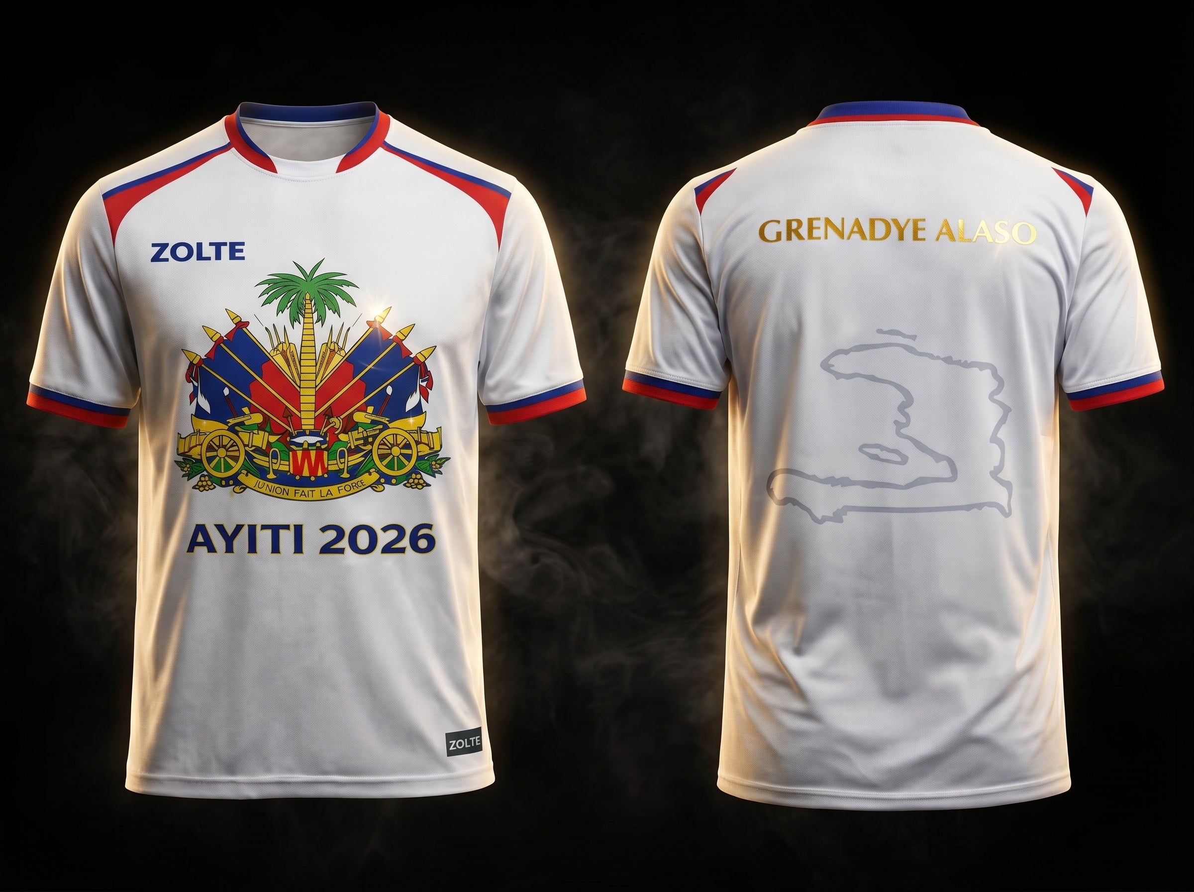 ZOLTE Ayiti 2026 Premium Supporter Jersey - Wholesale by ZOLTE