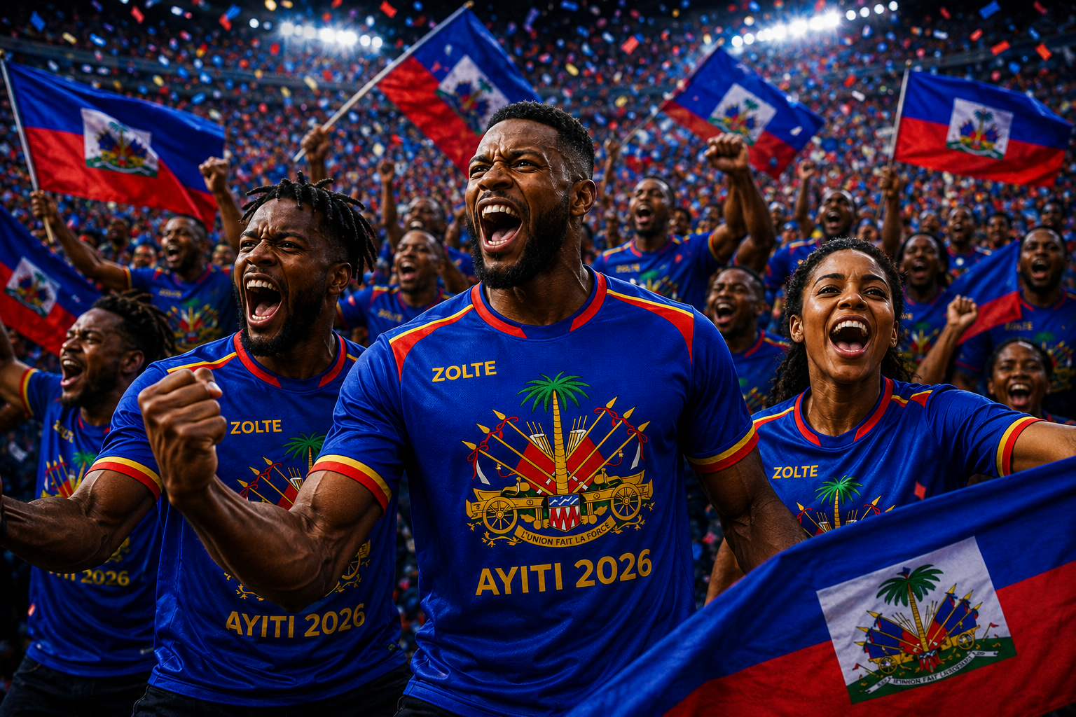 ZOLTE Ayiti 2026 Premium Supporter Jersey - Wholesale by ZOLTE